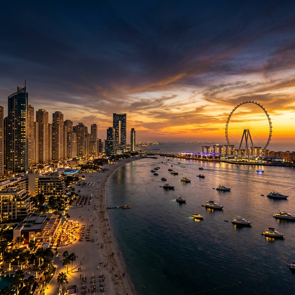 Dubai JBR Sunset Hero